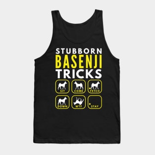 Stubborn Basenji Tricks - Dog Training Tank Top